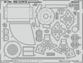 48790ED  MiG-21PFM Accessoires for Eduard 1/48
