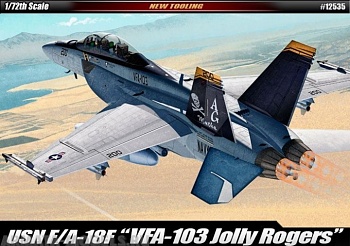 12535 Самолет  USN F/A-18F VFA-103 Jolly Rogers 