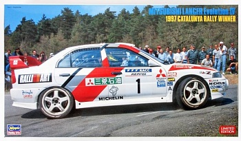 20310  Автомобиль Mitsubishi Lancer Evolution IV 1997 Catalunya Rally Winner (HASEGAWA) 1/24