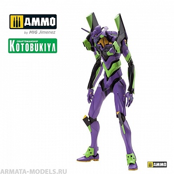 KTOKP405 Сборная модель Evangelion: 3.0 Plastic Model Kit Evangelion Test Type 01 Night Combat Ver.