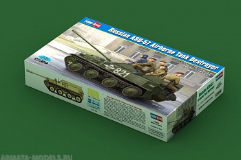 83896	 САУ Russian ASU-57 Airborne Tank Destroyer  (Hobby Boss) 1/35