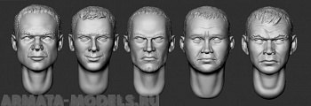 ARM356067 Головы (с волосами) №14
