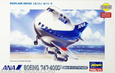 60505 (60505-3) Самолет EGG PLANE  ANA B747-400D Hasegawa