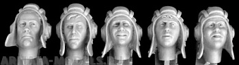 HRH04 5 heads, Soviet postwar AFV helmet 