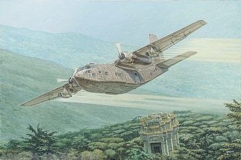 Rod057 Самолет Fairchild C-123K/UC-123K