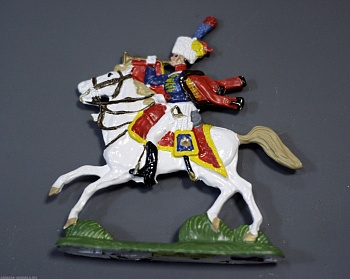 15-025 окрашеная фигура Французский горнист