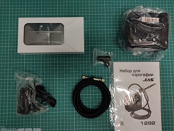 1282J Набор для аэрографии 1282, компрессор, аэрограф, шланг