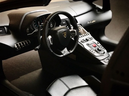 Lamborghini Aventador Roadster Blue (Синий металлик)