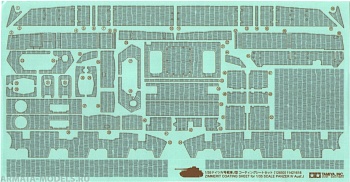 12650T Набор наклеек имитирующих циммерит для модели 35181 Panzerkampfwagen IV Ausf.J