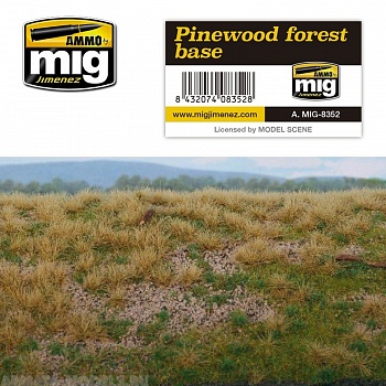 AMIG8352 Ammo Mig Основание для диорамы PINEWOOD FOREST BASE