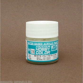 H316 Краска 10мл  WHITE FS17875