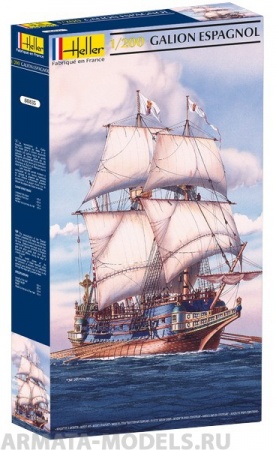 80835HL Корабль  Испанский галеон (1:200) Heller