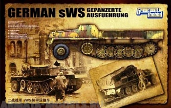 L3520 Сборная модель WWII German sWS Gepanzerte Ausfuehrung
