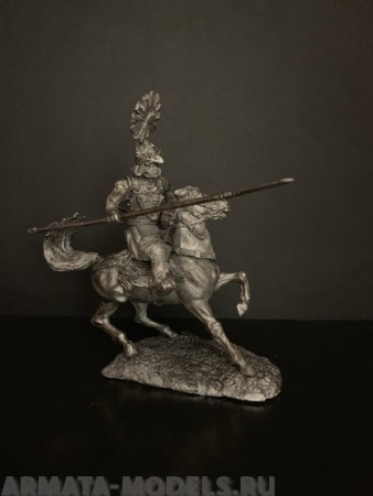 4071ТБ ВИМ, конный самурай с копьем, 54 мм Три Богатыря