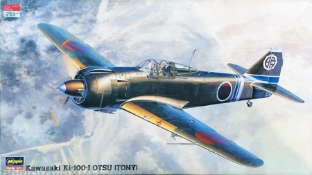 09138 Самолет Kawasaki Ki-100-I OTSU (TONY)I Jt38 Hasegawa