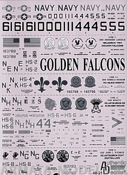 AD4821 Декаль на SH-60H