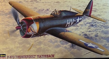 09057 Самолет Р-47D THUNDERBOLT RAZORBACK