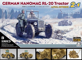 35A11 Немецкий трактор HANOMAG RL-20