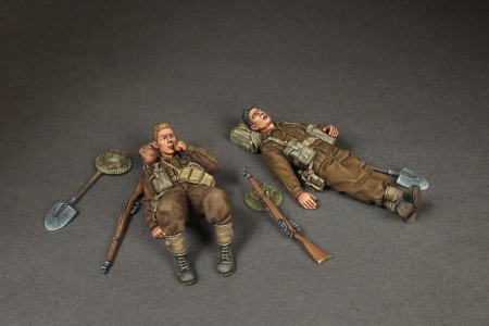 3616SOGA British infantrymans at rest. SOGA Miniatures