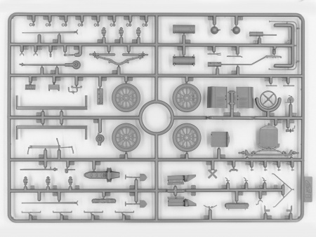 35607 Model T 1917 LCP с пулеметом Vickers ICM