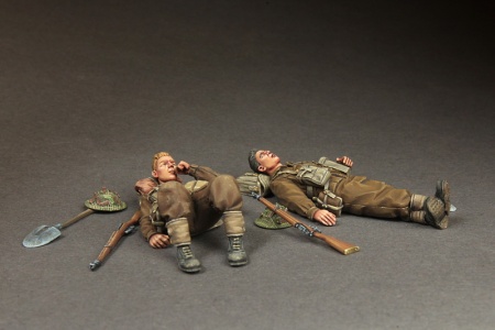 3616SOGA British infantrymans at rest. SOGA Miniatures