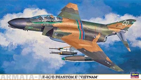 00918  Самолет F-4C/D Phantom II Vietnam Hasegawa