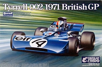 20008EBB Tyrrell 002 British GP 1971