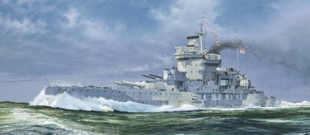 05795 Линкор HMS Warspite, 1942 г. Trumpeter
