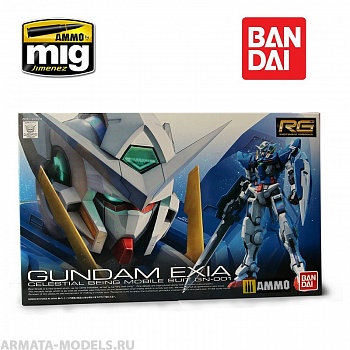 GUN0189481  BANDAI Сборная модель мобильного доспеха GUNDAM  RG 1/144 GUNDAM EXIA 13cm