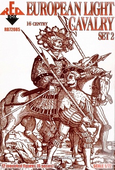 RB72085 Фигуры European Light Cavalry. 16 century. Set 2 
