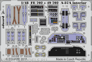 FE702ED  A-37A Interior SA 1/48