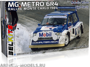 BEL015 Модель автомобиля  MG Metro 6R4 1986 M.Wilson Monte Carlo