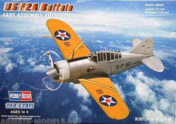 80290 Самолет US F2A Buffalo