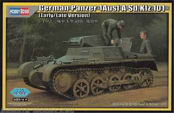 80145 Танк German Panzer 1Ausf A Sd.Kfz.101 Early/Late Version 