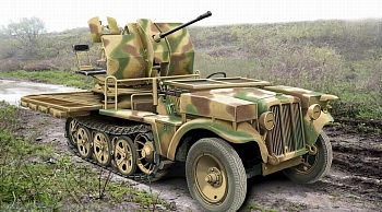ACE72286 Полугусеничный автомобиль 2cm Flak 38 sfl SdKfz.10/4