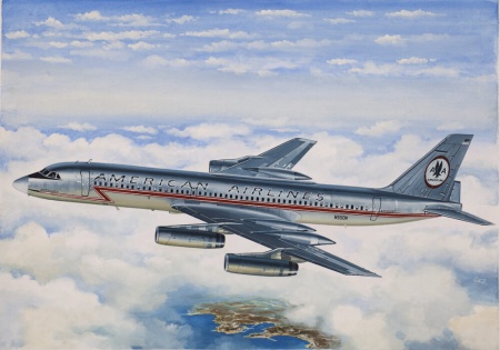 ЕЕ144145_2 Авиалайнер CV990 GARUDA Восточный экспресс