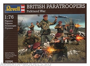 02596 Британские десантники, Фолклендские войны