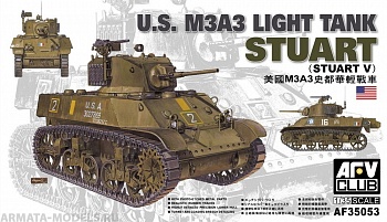 AF35053 Танк US M3A3 STUART