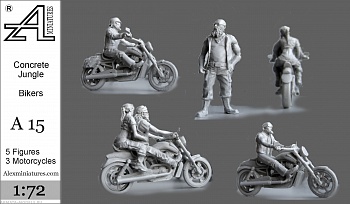 А15 Бетонные джунгли. Байкеры, 1:72