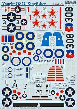 PS72-122 Декаль OS2U Kingfisher