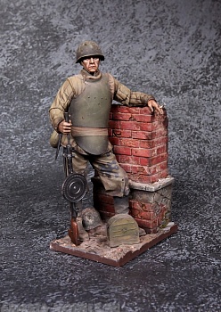 1602SOGA Пулемётчик   штурмовой инженерно-сапёрной бригады. 1943-45г.