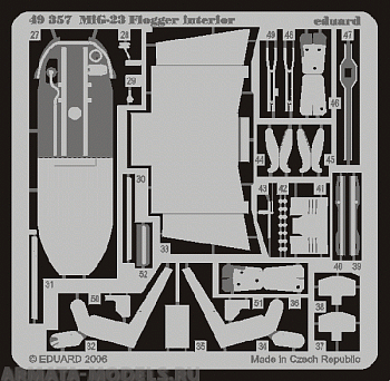 49357ED MiG-23 Flogger B interior