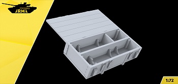 AM72386 Миниатюра Ящик снарядный пустой