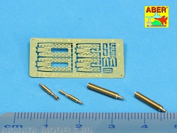 ABR-35-L-101  Дополнения для  Set of 2 barrels for machine guns ZB 37 used on Pz.35/38(t) tanks универсальный набор 1/35