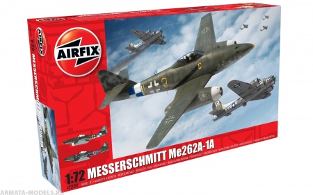 A03088 Самолет Messerschmitt Me262A-1A Schwalbe Airfix