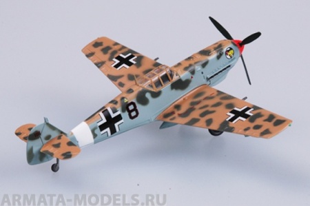 37277EM Самолёт Messerschmitt Bf109 E-7 troP JG27 Easy Model