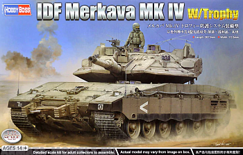 84523 Танк IDF Merkava Mk IV w/Trophyt (Hobby Boss) 1/35