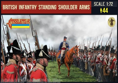72202ST Фигуры British Infantry Standing Shoulder Arms Strelets