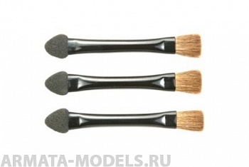 89929T Набор кисточек - спонжей для пигментов Tамия (3 штуки)