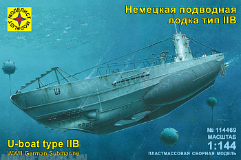 114469 Немецкая подводная лодка тип IIB